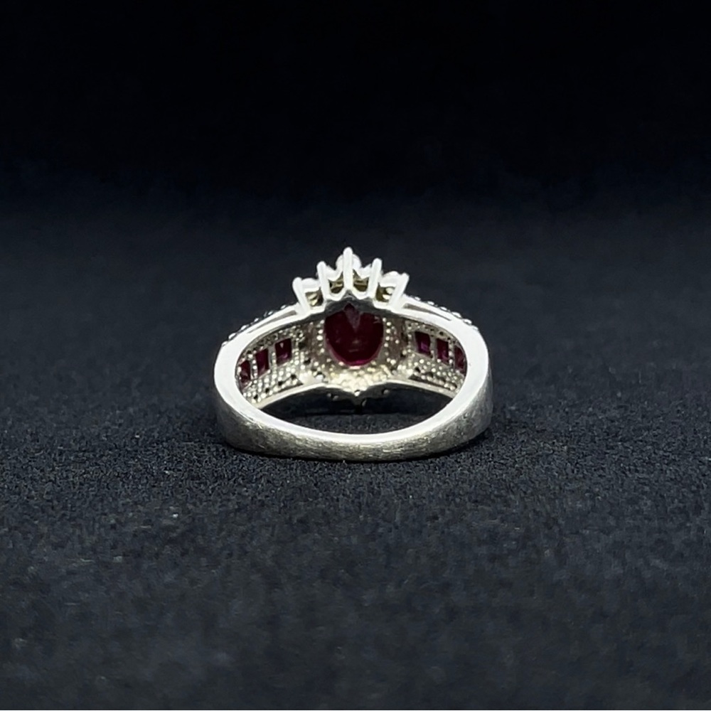 RUBY RING (SOLID SILVER) - Picture 4 of 4